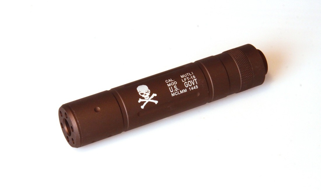 155MM TAN U.S. GOVT SILENCER