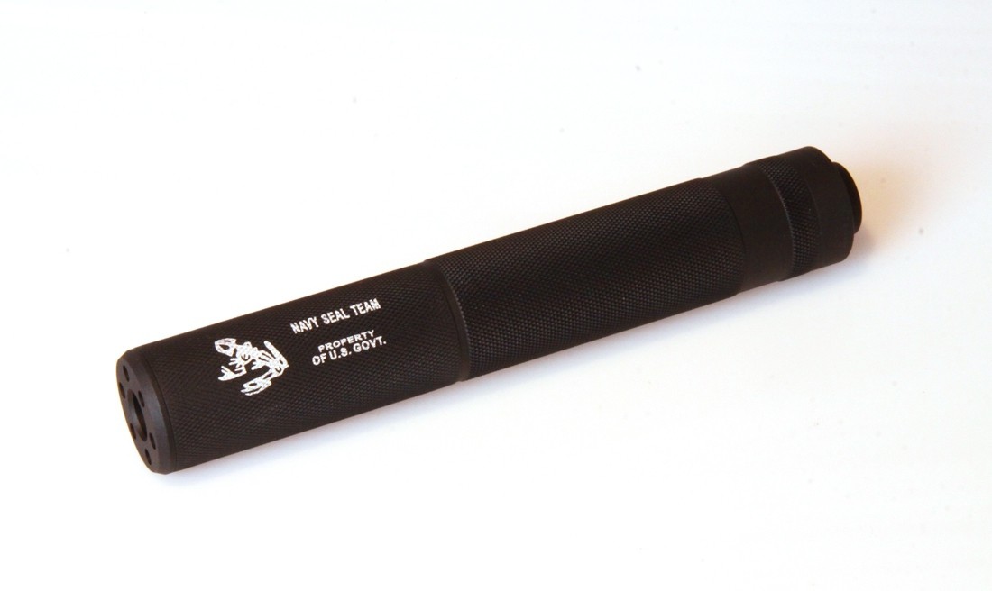 195MM BLACK SNAKE NAVY SEAL TEAM SILENCER