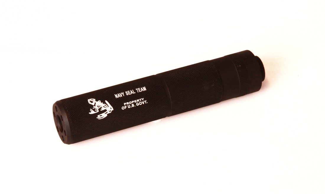 SILENCIADOR MEDIO NAVY SEAL TEAM 155MM NEGRO