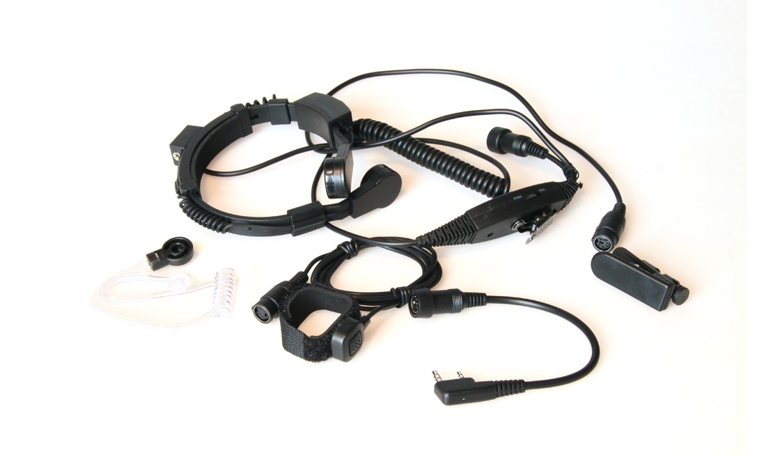 SWAT MOTOROLA TALKABOUT TYPE THROAT MIC W/ PTT