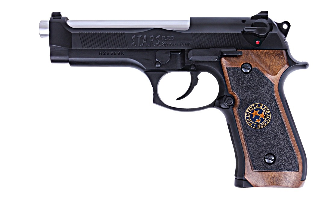 BIOHAZARD M92 BLACK PISTOLA GBB WE-2058GB