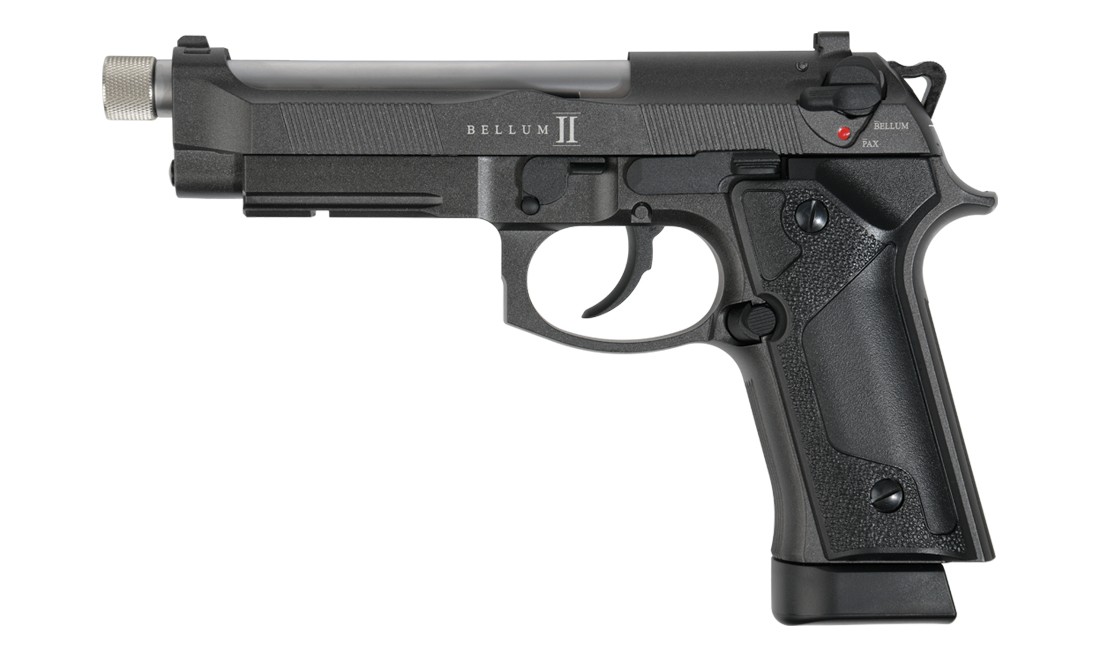 PISTOLA CO2 BLOW BACK BELLUM II GREY SECUTOR ARMS