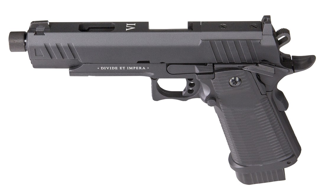 SECUTOR ARMS LUDUS VI BLACK CO2 BLOW BACK PISTOL