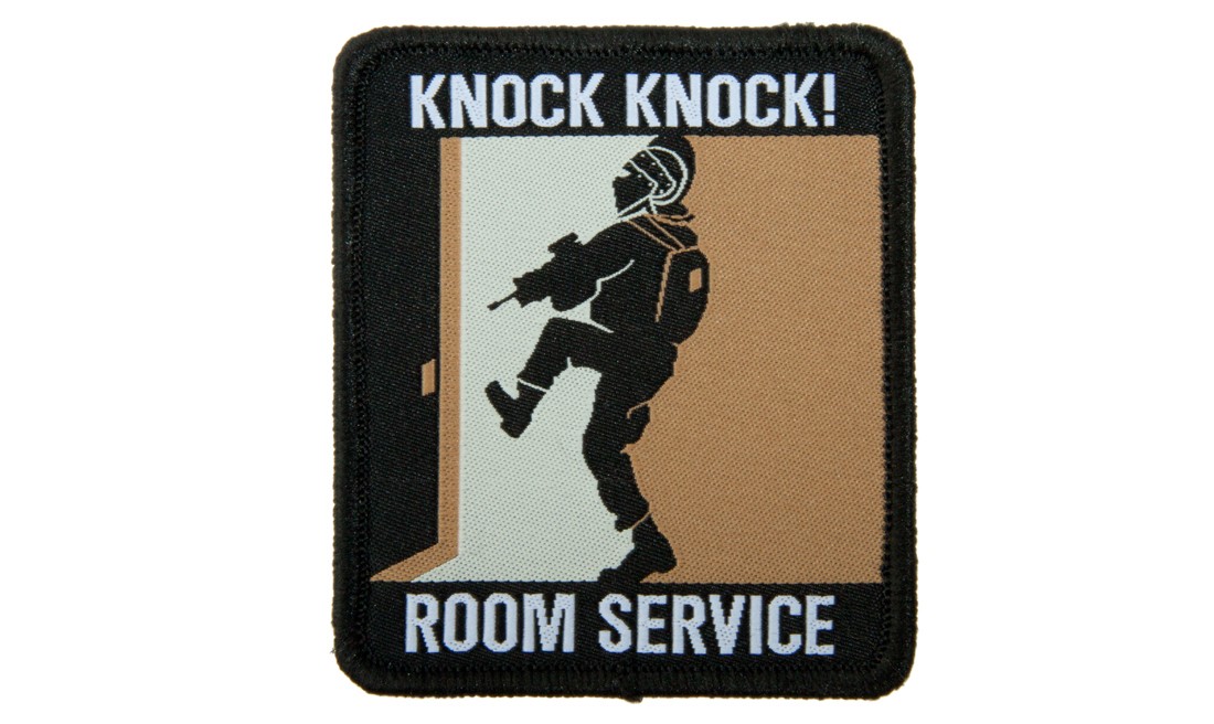 PATCH ROOM SERVICE 63 X 76 MM SECUTOR ARMS