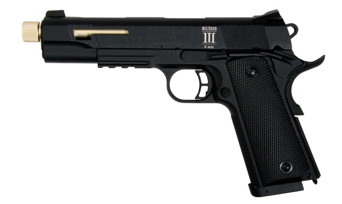 PISTOLA CO2 BLOW BACK RUDIS ORO SECUTOR ARMS