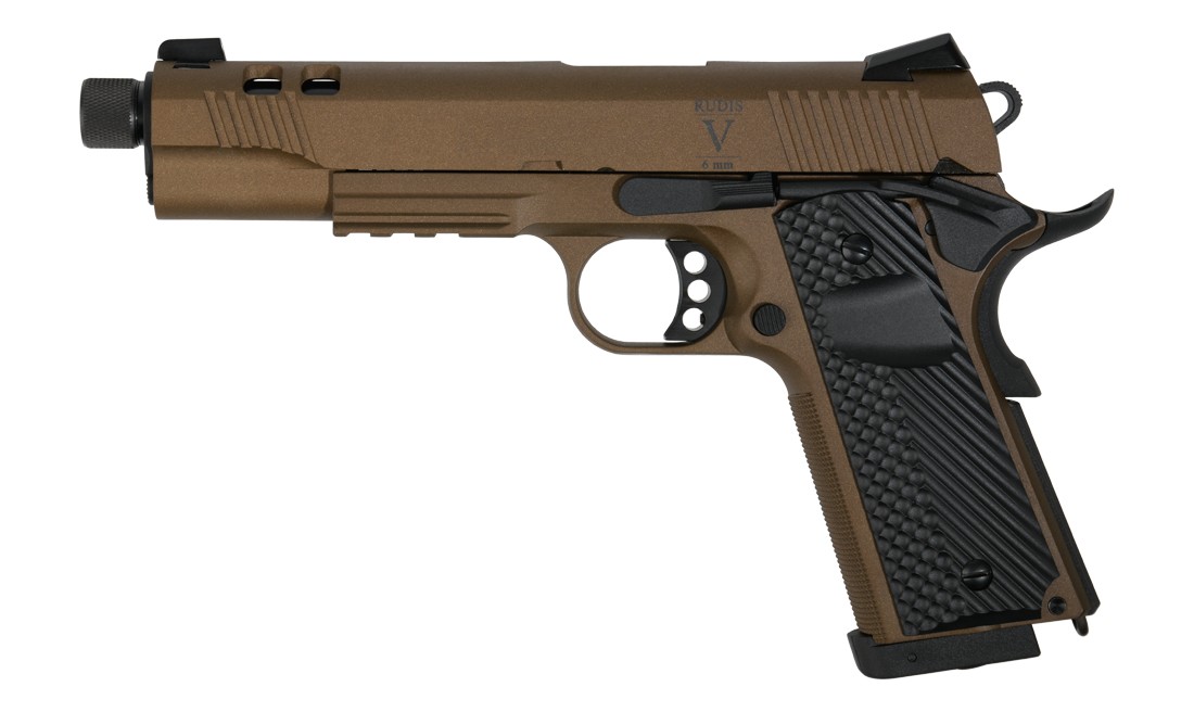 PISTOLA CO2 BLOW BACK RUDIS V ACTA NON VERBA BRONZE SECUTOR ARMS