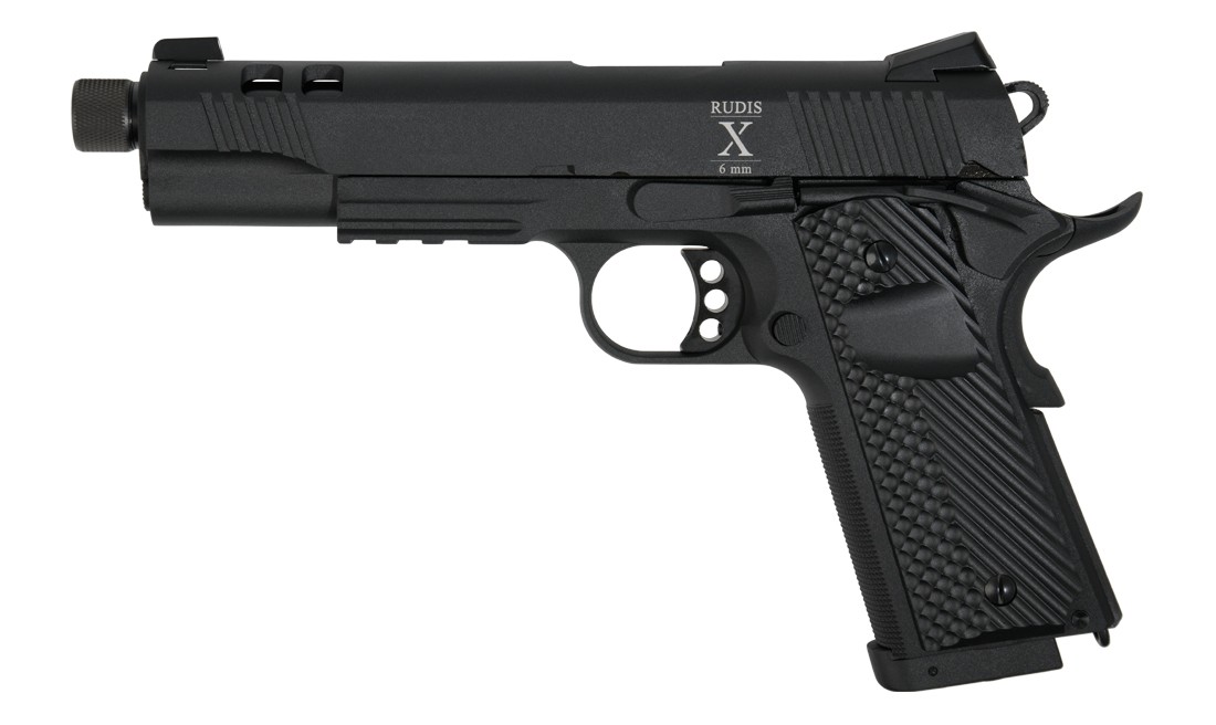 PISTOLA CO2 BLOW BACK RUDIS X ACTA NON VERBA BLACK SECUTOR ARMS