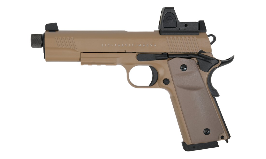 PISTOLA CO2 BLOW BACK RUDIS MAGNA VII TAN SECUTOR ARMS