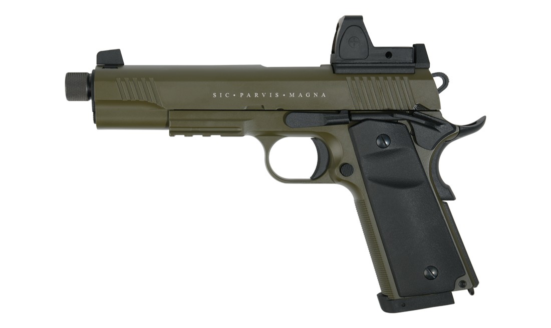 PISTOLA CO2 BLOW BACK RUDIS MAGNA XIV OD SECUTOR ARMS