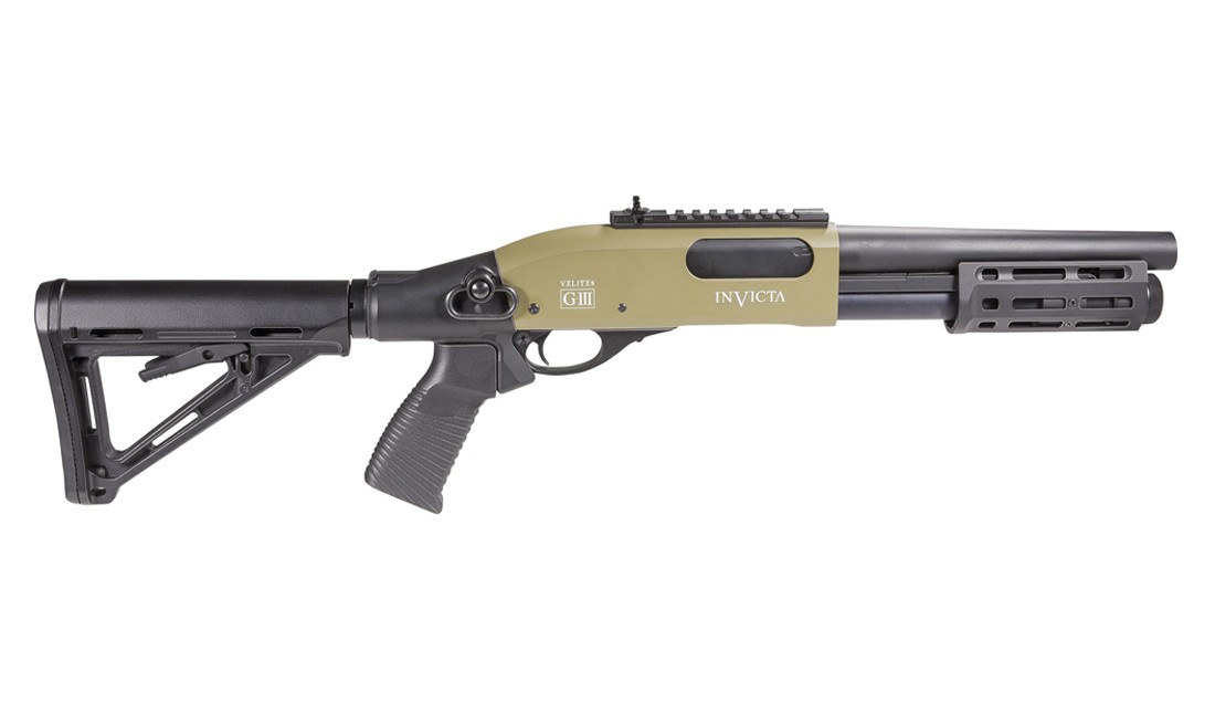 FUSIL A POMPE VELITES INVICTA G-III TAN SECUTOR ARMS