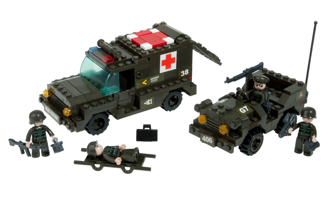 AMBULANCE WITH CONVOY 229 PCS SLUBAN