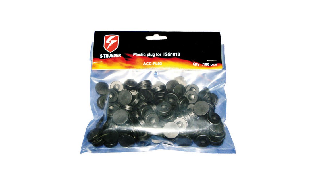 S-THUNDER PLASTIC CAP FOR POWDER LANDMINES 100PCS BLUE