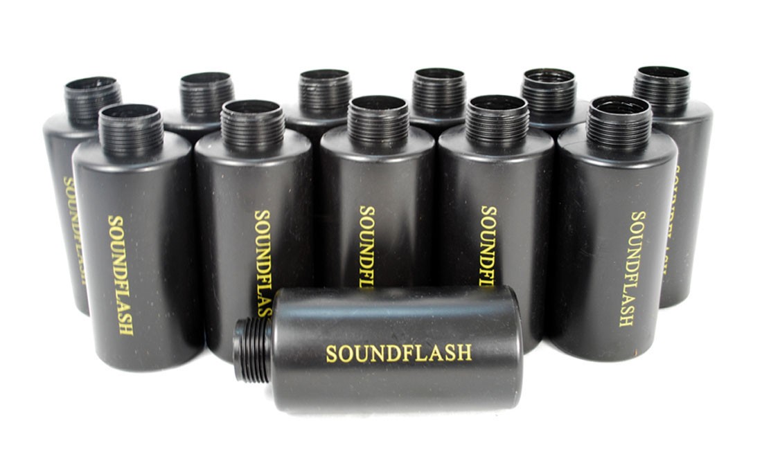 HAKKOTSU THENDER B CO2 AIRSOFT SOUND GRENADE 12 SPARE FLASH SHELLS