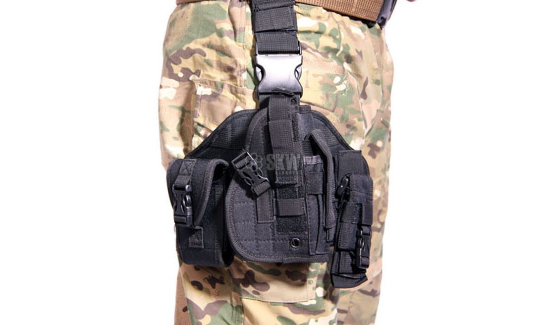 BLACK MODULAR LEG HOLSTER