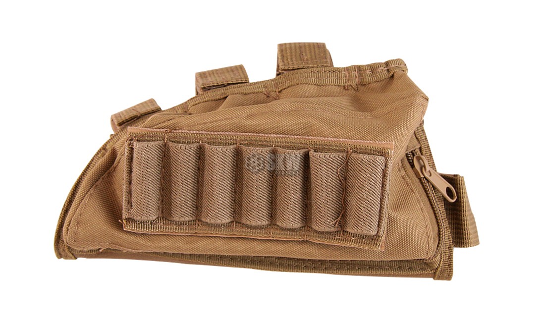 TAN STOCK SHELL POUCH