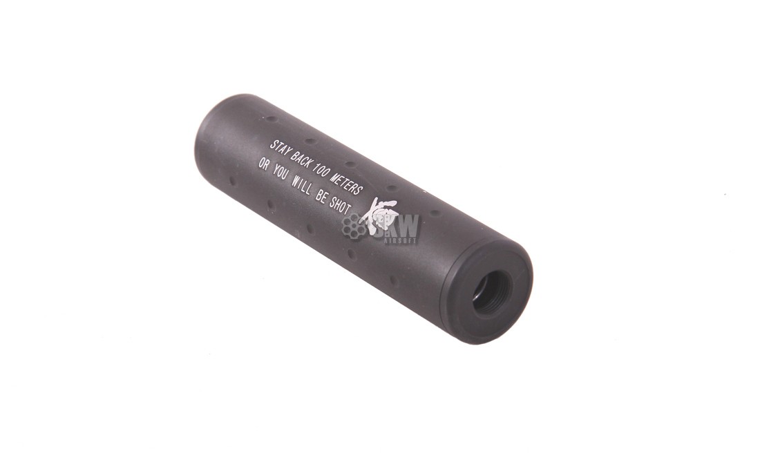 BLACK SKULL STUBBY SILENCER