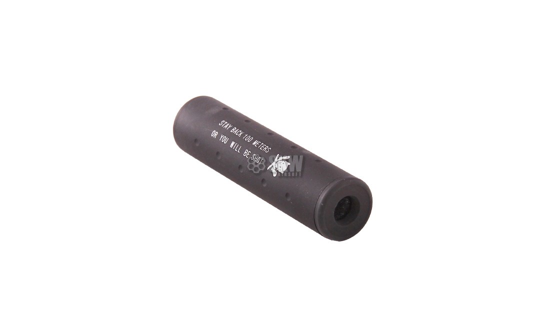 130MM SKULL SILENCER BLACK