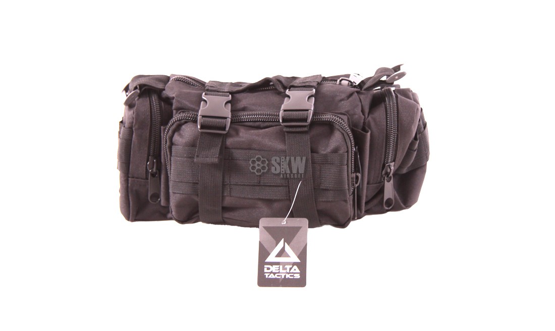 BELT/SHOULDER STRAP BAG MULTIPURPOSE BLACK DELTA TACTICS