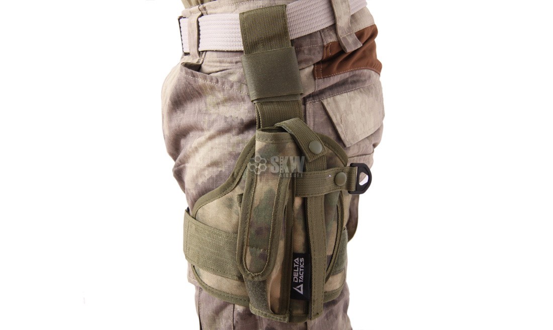 HOLSTER DE CUISSE UNIVERSAL COMPAC GAUCHER COULEUR FG DELTA TACTICS