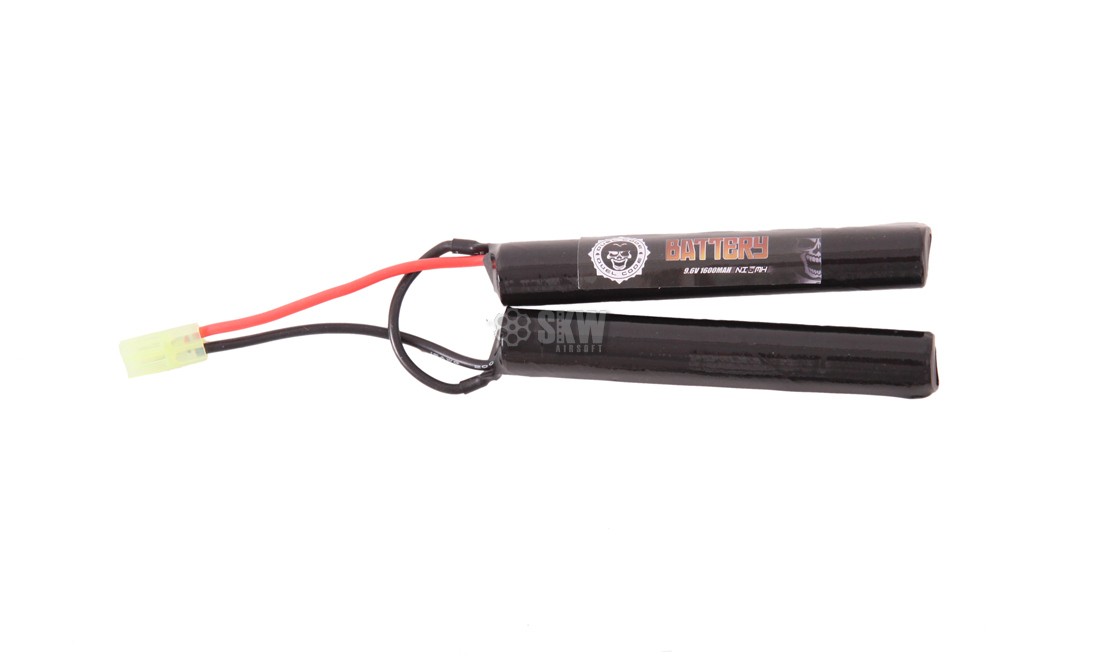 BATTERIE NI-MH 9.6V 1600MAH DUEL CODE