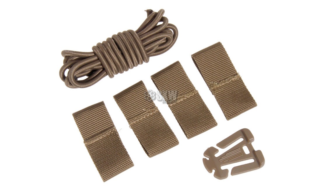 SET CLIPS Y CORDONES CASCO FAST TAN