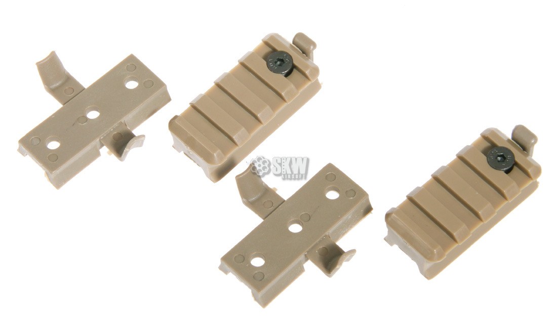 SET ADAPTADORES MONTURAS RAIL TAN PARA CASCO FAST EMERSON