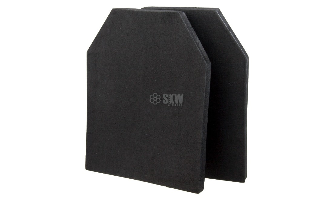 2 FOAM RUBBER DUMMY PROTECTION PLATES 25.5*32,5cm