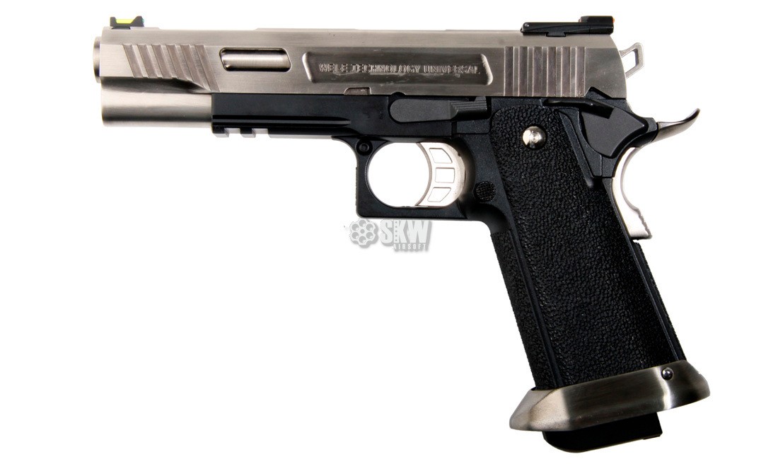 HI-CAPA 5.1 T.REX SILVER PISTOLA WE-WET-5.1TREX-SV