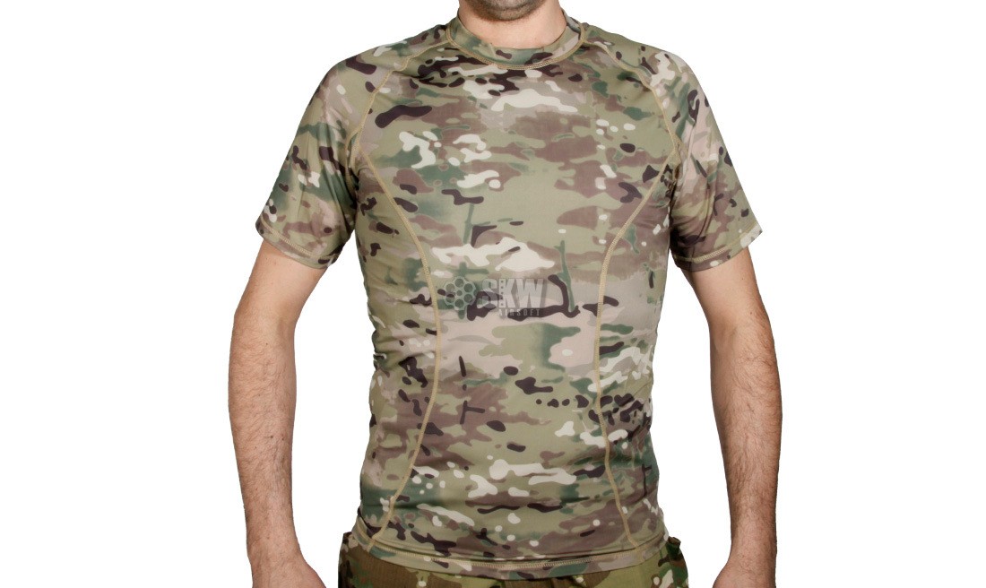 EMERSON SKIN TIGHT BASE LAYER RUNNING SHIRT MULTICAM