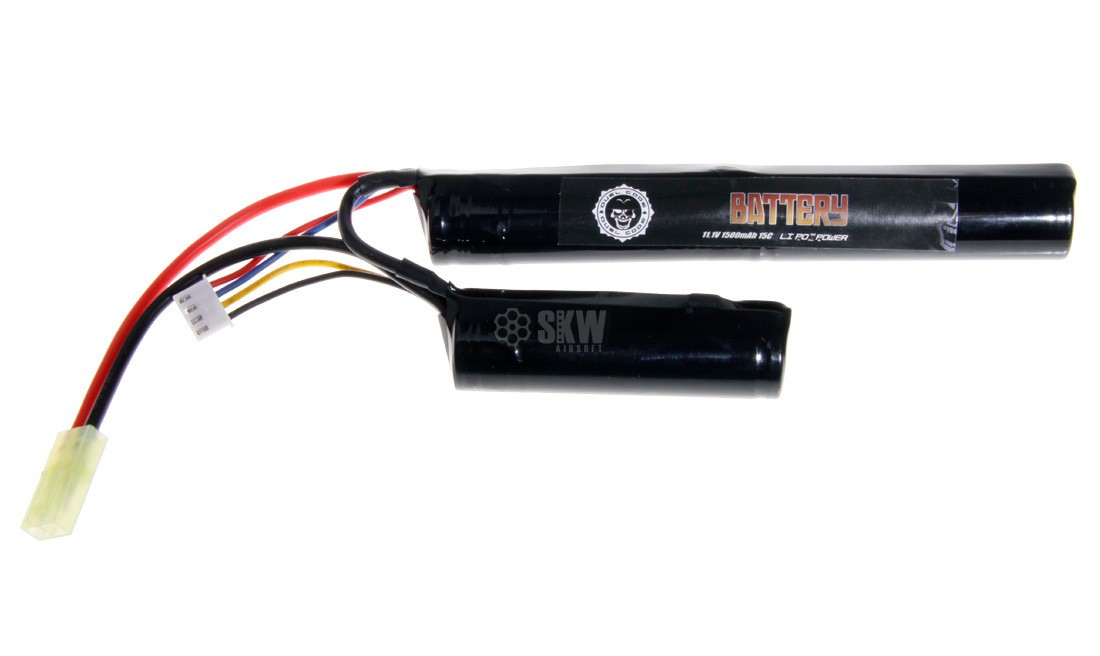 BATTERIE LIPO 11.1V 1500 MAH 15C DUEL CODE