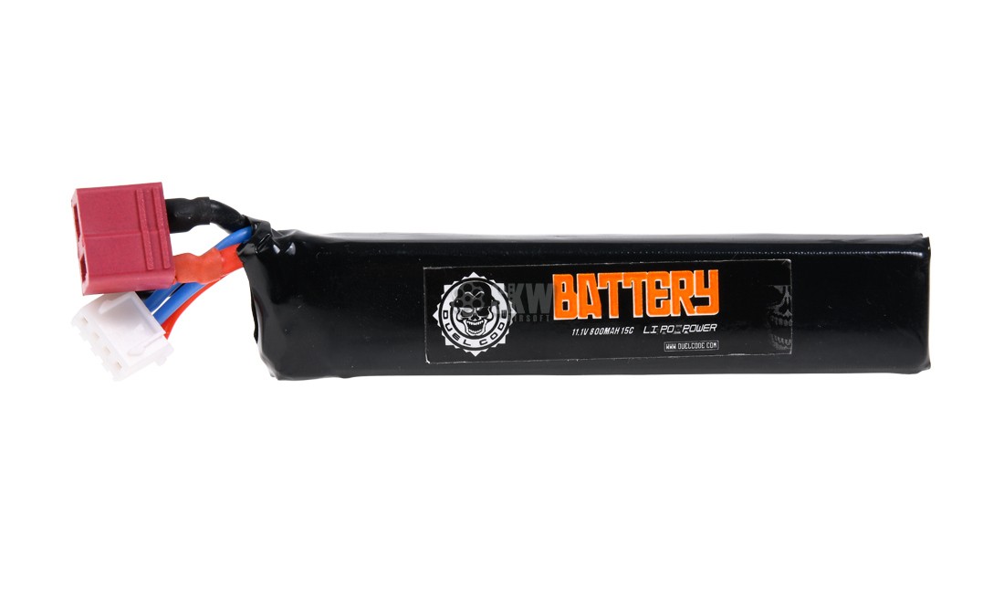 BATERIA LI-PO 11.1V 800MAH 15C T-DEAN DUEL CODE