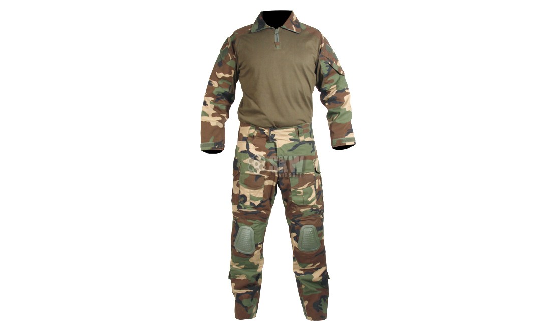 DELTA TACTICS COMBAT UNIFORM WOODLAND