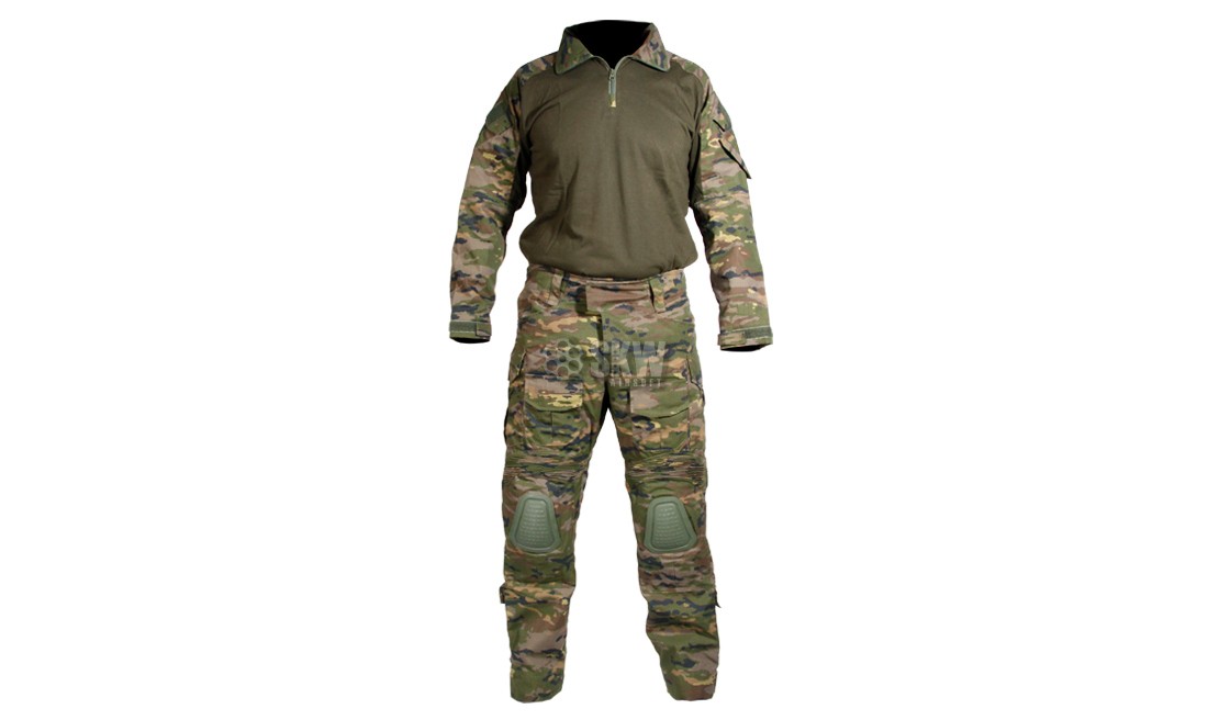 DELTA TACTICS COMBAT UNIFORM SPANISH WOODLAND