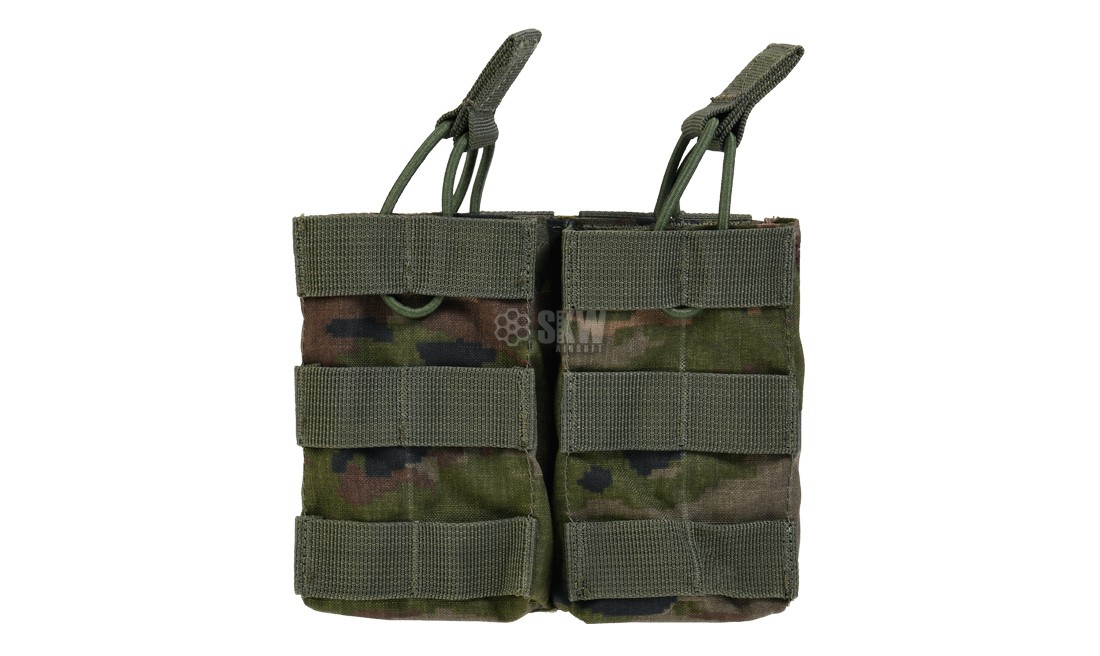 36/AK/M14/SR25 DOUBLE MAGAZINE POUCH SPANISH WOODLAND DELTA TACTICS