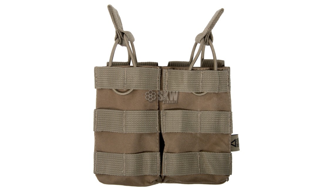 M4 DOUBLE MAGAZINE POUCH TAN DELTA TACTICS