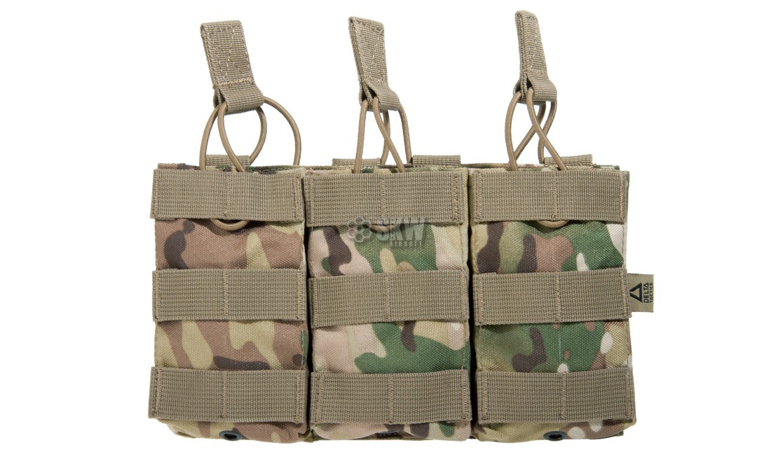 M4 TRIPLE MAGAZINE POUCH MULTICAM DELTA TACTICS