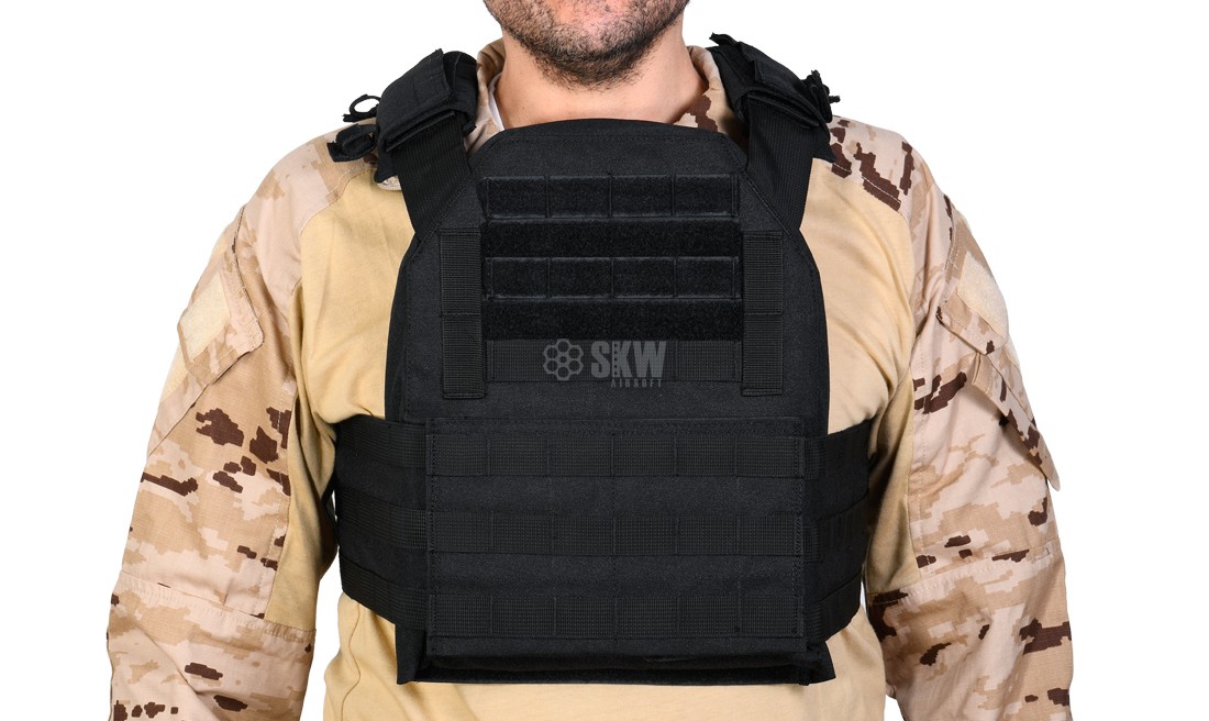 DELTA TACTICS PLATE CARRIER TASK BLACK