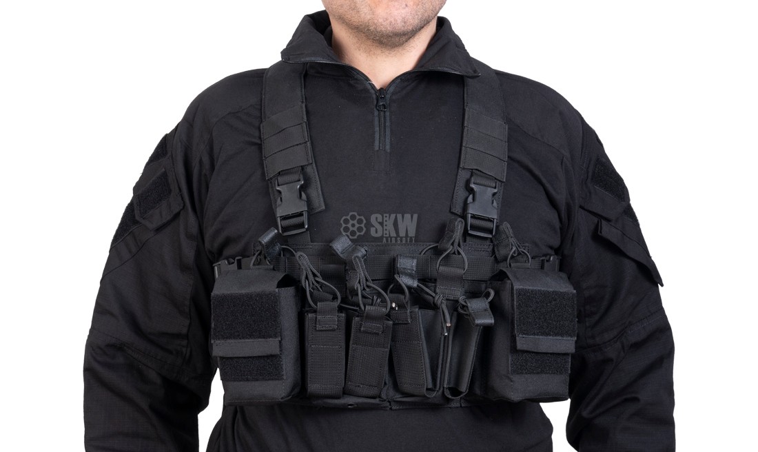 CHEST RIG FORCE MK1 BLACK DELTA TACTICS