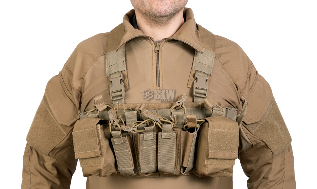 CHEST RIG FORCE MK1 COYOTE DELTA TACTICS