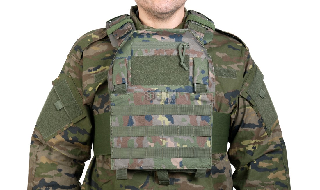 PLATE CARRIER FORCE MK1 SPANISH WOODLAND DELTA TACTICS