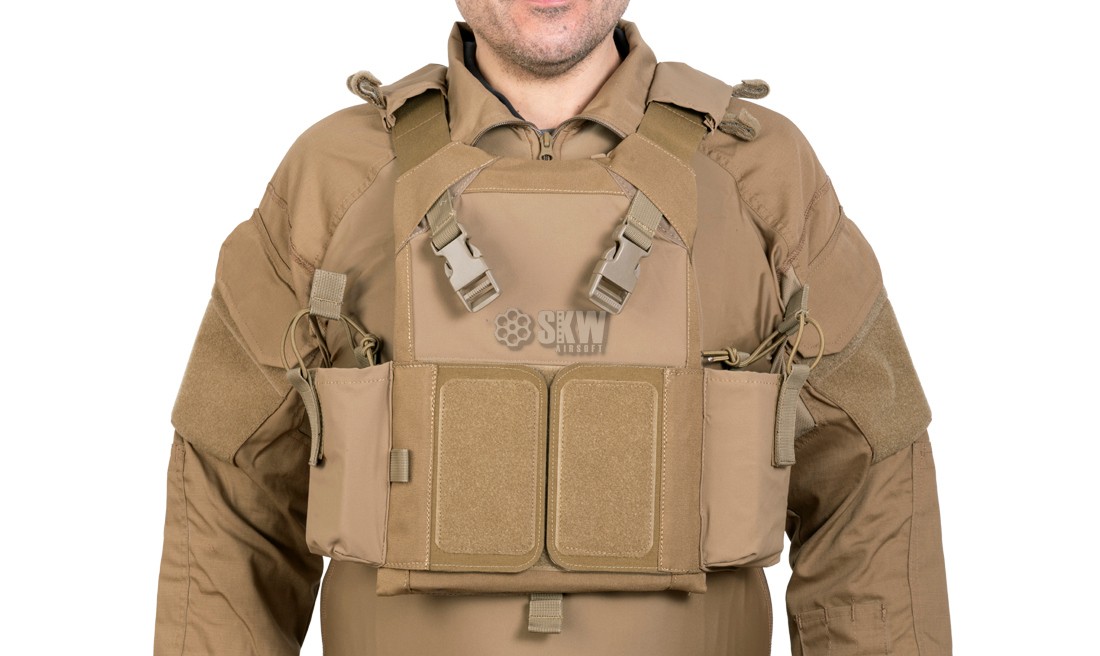 PLATE CARRIER FORCE MK2 COYOTE DELTA TACTICS