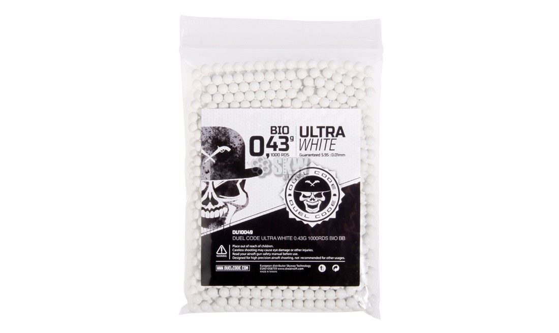 BIO BB 0.43G ULTRA WHITE 1000RDS DUEL CODE