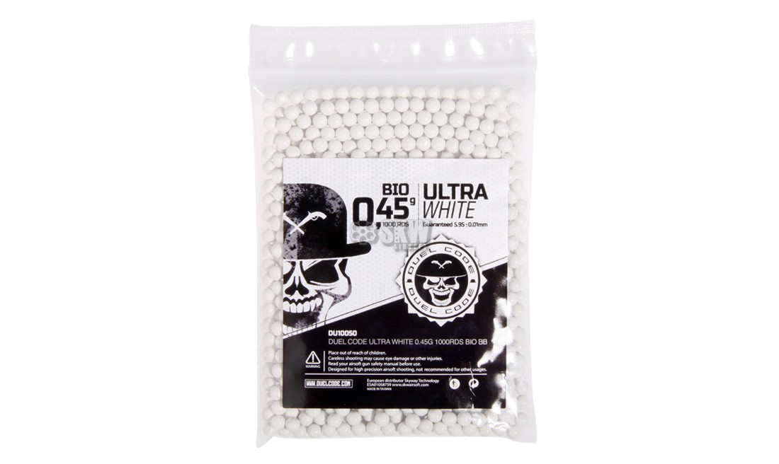 BIO BB 0.45G ULTRA WHITE 1000RDS DUEL CODE