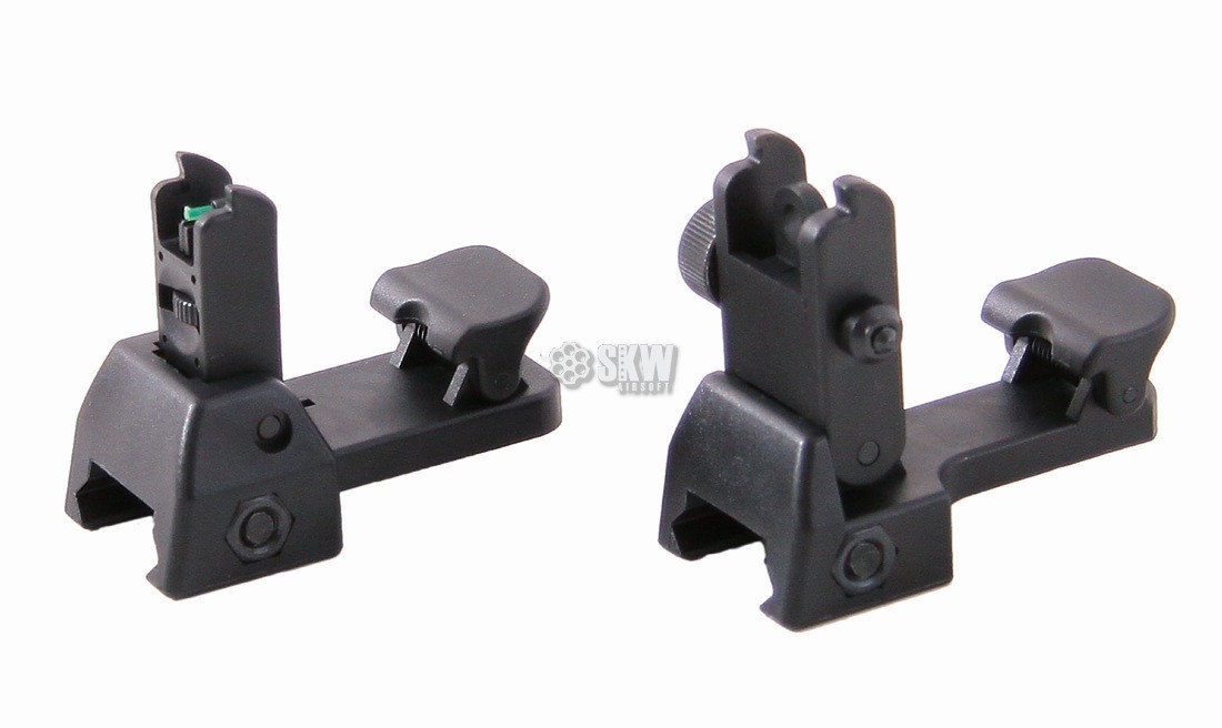 KJ WORKS FOLDING FRONT AND REAR SIGHTS